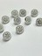 Bluz Gömlek Düğmesi/metalize(Plastik) Düğme / 10 Lu Set / 1 cm 2