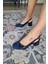 10 1010 Topukla Kadın 6 cm Topuklu Loafer Günlük Ayakkabı 2