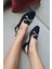 10 031 Topukla Kadın Toka Detaylı 4 cm Topuklu Loafer Günlük Ayakkabı 1