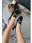 10 031 Topukla Kadın Toka Detaylı 4 cm Topuklu Loafer Günlük Ayakkabı 4