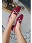 10 031 Topukla Kadın Toka Detaylı 4 cm Topuklu Loafer Günlük Ayakkabı 4