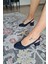 10 049 Topukla Kadın 6 cm Topuklu Loafer Günlük Ayakkabı 2