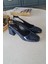 10 049 Topukla Kadın 6 cm Topuklu Loafer Günlük Ayakkabı 3