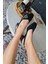 10 1010 Kadın 6 cm Topuklu Loafer Günlük Ayakkabı 4