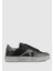 Siyah Deri Erkek Sneaker 1