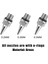 Airbrush Memesi Iğne Kapağı 0.2mm 0.3mm 0.5mm Airbrush Sprey Kiti Için Anahtarlı Yedek Aksesuar Parçaları,запасные Части Пылесоса (Yurt Dışından) 2