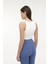 W-GF48 Tara Cropped Tank Ekru Kadın Atlet 2