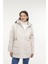 W-CT2050 Alıce Coat 2pr Bej Kadın Uzun Kaban 1