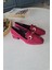 10 1900 Topukla Kadın Toka Detaylı 3 cm Topuklu Loafer Günlük Ayakkabı 3