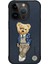 Apple iPhone 15 Pro Kılıf Zuckbear London Classic Serisi Desenli Kapak 1