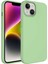 Apple iPhone 14 Kılıf Liquid Silinebilir Leke Tutmaz Kivi Lansman Silikon 1