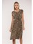 Leopar Desenli Elbise 1