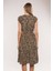 Leopar Desenli Elbise 4