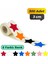 Yıldız Kesimli Karışık Renkli Çok Amaçlı Etiket (3cm - 500 Adet) 1