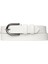 Deri Nikel Tokalı Süt Beyaz Ince Kadın Kemeri, 3cm=3cm-Kdn-21 1