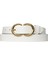 Deri Gold C? Tokalı Süt Beyaz Ince Kadın Kemeri, 3cm=3cm-Kdn-37 1