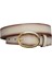 Deri, Gold Oval Tokalı 3 cm Vizon Kadın Kemeri; Elbise, Pantolon Kemeri=3cm-Kdn-36 3