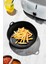 Silikon Pişirme Kalıbı Airfryer Aksesuar Tüm Fritözlere Uyumlu Siyah 1