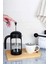 French Press 600 ml Siyah 2