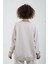 Bej O Yaka Triko Detay Modal Sweatshirt Pantolon Takım 5