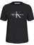 Calvin Klein Kadın Calvin Klein Monogram Logolu Regular Fit Standart Kesimli Bisiklet Yakalı Kısa Kollu Siyah T-Shirt J20J223264-BEH 1