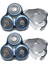 2x Philips Jilet Kafa S7000 S7310 S7710 S7530 S7370 SH70 Bıçak Net Kapak Genel Aksesuarları Için Uygun (Yurt Dışından) 1