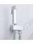 Pvc Hortum Tarzı Pirinç Duş Seti Douche Tuvalet Seti Bide Püskürtücü Banyo Balkon Duvara Monte El Kendi Kendini Temizleyen Bide Siyah Fırçalanmış Altın (Yurt Dışından) 5