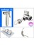 Paket 11 Stili Paslanmaz Çelik Bide Püskürtme Seti Kiti Tuvalet Metal El Banyo Duş Başlığı El Hiçbir Matkap Duvar Tutucu Kendi Kendini Temizleyen (Yurt Dışından) 1