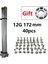 172 mm 40 Adet Alet Stili Elektrikli Bisiklet Dağ 12G Konuşmacı. Ben Bisiklet Nipeller Tekerlek Ebike Motor Dönüşüm Parçaları ile Konuştu (Yurt Dışından) 1