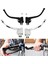 Gümüş Tarzı Bisiklet Fren Kolu DC139 Yol Gidon Bükülmüş Çubuk Fren Kolu Blacksilver City Retro Bisiklet Sabit Vites Bisiklet Fren Kolu Parçası (Yurt Dışından) 2