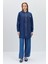 Kapşonlu Denim Giy-Çık Indigo 1