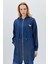 Kapşonlu Denim Giy-Çık Indigo 5