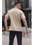 Bej Polo Yaka Basic Erkek Tişört 6126 2