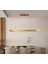 Gold Oval 90*40CM 3 Işık Rengi, Kumandalı, LED Lamba,sarkıt Avize,modern Aydınlatma, 1
