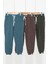 3'Lü Mavi Kahve Yeşil Cepli Jogger Set 1