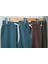 3'Lü Mavi Kahve Yeşil Cepli Jogger Set 2