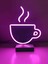 Neon Işıklı Kahve Fincanı 1