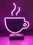 Neon Işıklı Kahve Fincanı 2
