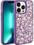 Apple iPhone 13 Pro Max Kılıf Diamond Taşlı Tasarım Linea Kapak 1
