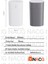 Beyaz H2O Humidifier 400 ml Ulrasonik Hava Nemlendirici Buhar Makinesi ve Aroma Difüzörü. 2 Yıl 3