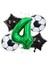 Yeşil Rakam Futbol Temalı Balon Seti Yaş 4 1