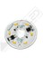 220 Volt 5 Watt Smd 5630 Ledli Led Modül Gün Işığı 10mm Delikli Çaplı 220V 7W Avize Ledi 44mm(3 Adet) 2