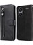 Xiaomi Redmi Note 13 Pro+ 5g Stand Buzağı Doku Deri Kapak Fermuar Cüzdan (Yurt Dışından) 1