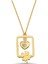 Yonca Kalpli Altın Kolye KLYCGK073 1