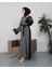 Nakışlı Cupra Kumaş Abaya-Kimono 1