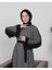 Nakışlı Cupra Kumaş Abaya-Kimono 2