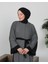 Nakışlı Cupra Kumaş Abaya-Kimono 3