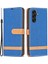 Samsung Galaxy A35 5g 5g Case Kot Cezası Pu Deri Deri Cüzdan Kapak Sapfire (Yurt Dışından) 1