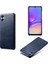 Samsung Galaxy A05 4g Buzağı Dokusu Pu Derisi+Pc Telefon Kılıfı Kıç Çizgiye Karşı Telefon Kapak Mavisi (Yurt Dışından) 1