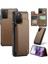 Samsung Galaxy S20 Plus 4g/5g Case 5 Kart Yuvaları Telefon Kickstand Cover-Brown (Yurt Dışından) 1